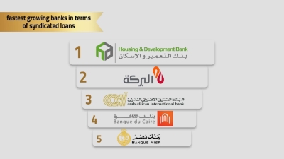Egypt’s Housing Bank, Bank alBaraka, AAIB, Banque Du Caire among fastest growing banks in syndicated loans