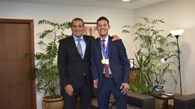 Al Ahli Bank of Kuwait – Egypt celebrates its Gold Medal Champion in the National Para-Taekwondo Tournament