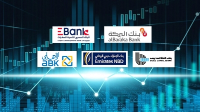 alBaraka Bank, EBank, Suez Canal Bank, Emirates NBD, and ABK-Egypt, fastest-growing banks in retail loans At Q1-2023