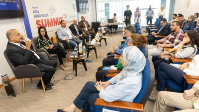 Nile Pioneers Initiative showcases its services in supporting entrepreneurship in Egypt during Ain Shams Innovates forum