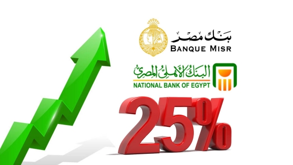 NBE, Banque Misr proceeds from 25% saving certificates reach EGP 119 bn till now 