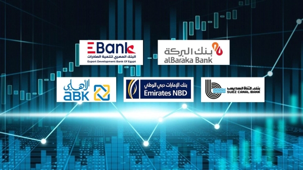 alBaraka Bank, EBank, Suez Canal Bank, Emirates NBD, and ABK-Egypt, fastest-growing banks in retail loans At Q1-2023