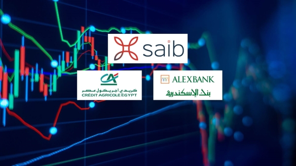 saib, Alex Bank and Credit Agricole bank, fastest- growing banks in Total financial investments in Q1-2023