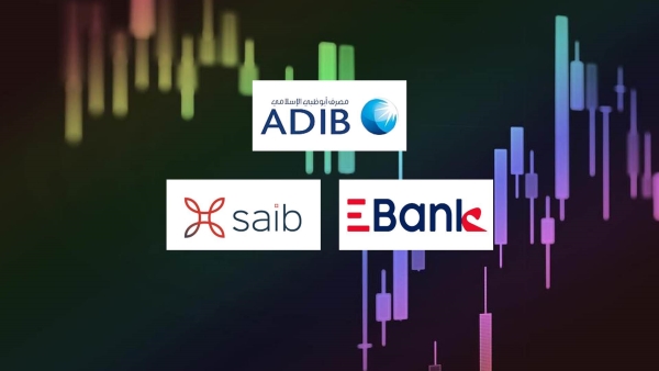 ADIB, EBank, and saib, Top Listed Banks In loans to deposits ratio (LDR) by March 2024 end