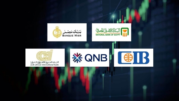 NBE, Banque Misr, and CIB, top banks in the market shares of deposits in the banking sector