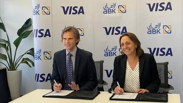 Al Ahli Bank of Kuwait-Egypt signs a long-term partnership with Visa 