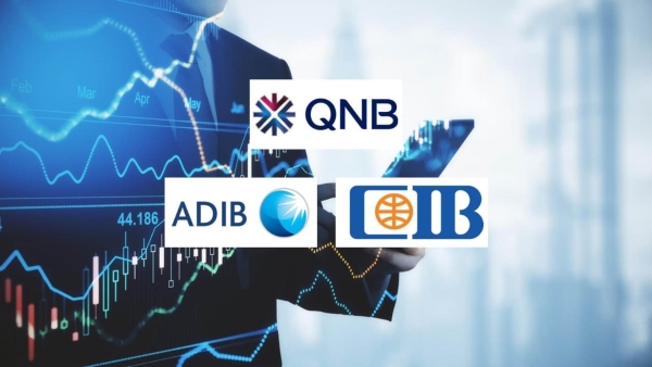 «QNB» Egypt, «CIB», and «ADIB» are the best listed banks on the Egyptian Stock Exchange on the «First Bank» index for individual credit competitiveness during the first quarter of 2026