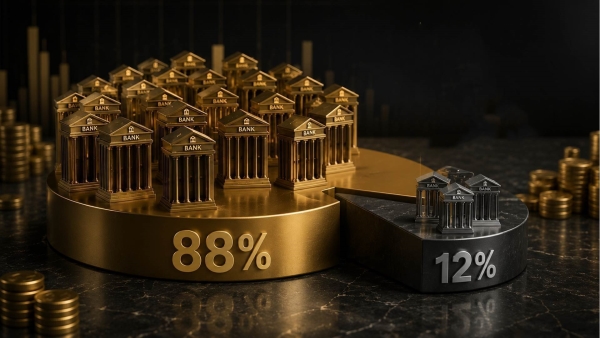 61 Gulf Banks Account for 88% of the Profits of the Largest 100 Arab Banks During Q1 2026