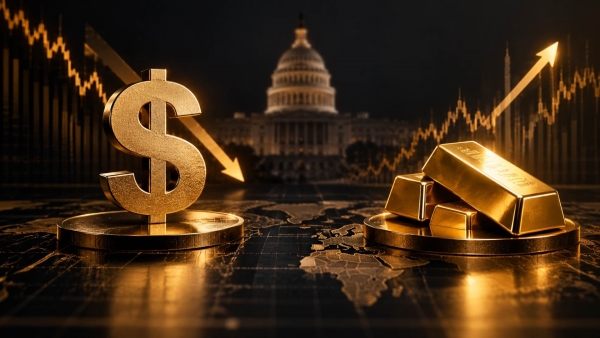 US inflation data redraws the outlook for the dollar, gold